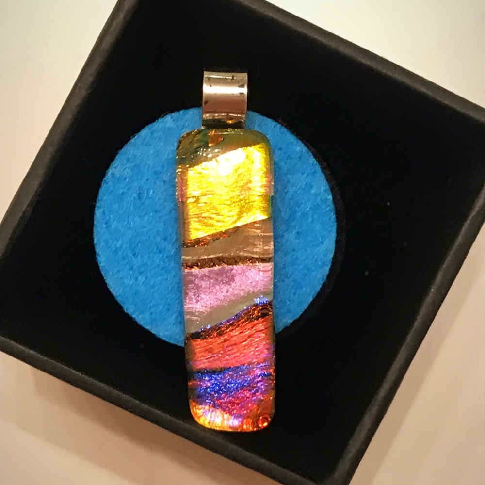 Glass Necklace Pendant